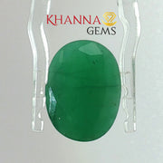 6.57/CT Natural Panna Stone with Govt. Lab Certificate-13108D53937